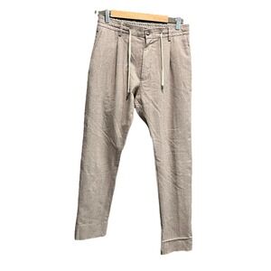 Franco Masoma Lora Piana Beige Wool Trousers Women's Pants Size 46